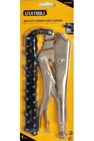 ALICATE CAIMAN CON CADENA 10"