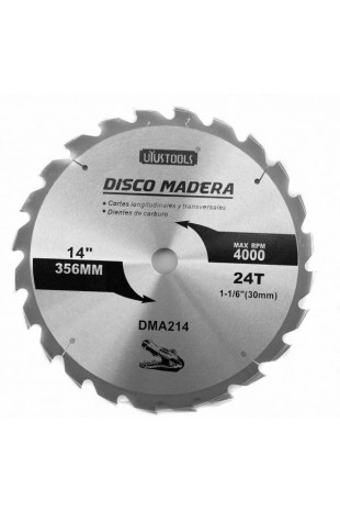 DISCO MADERA 14 X 24T UYU